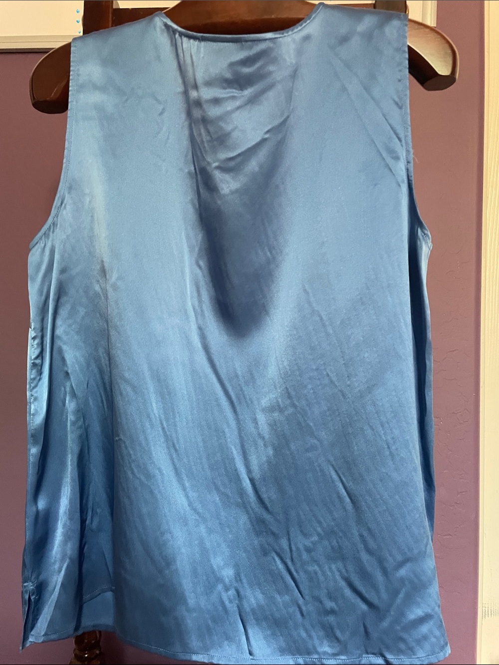 TALBOTS SILK RUFFLE TANK - Picture 5 of 7